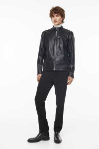 H&M Slim Fit Hose Herren Dunkelblau Braun | FNM-834051