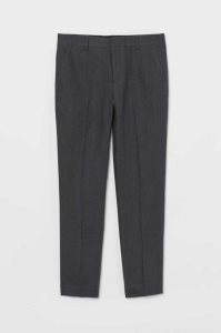 H&M Slim Fit Linen Suit Pants Blazer Herren Khaki Grün | MRO-651903