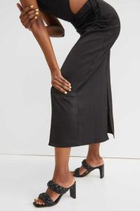 H&M Slip-on Sandalen Damen Schwarz | LHA-891274
