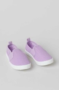 H&M Slip-on Sneakers Kinder Hellgrün | COW-820314