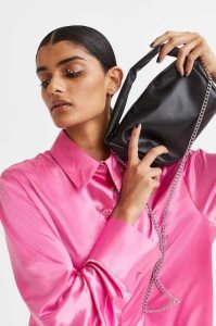 H&M Small Shoulder Tasche Damen Schwarz | KQD-867914