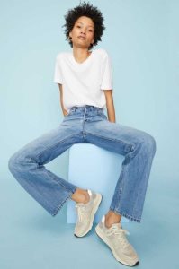 H&M Sneakers Damen Grau Hellgrau Grün | RCZ-174593