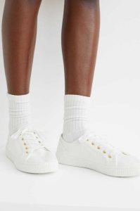 H&M Sneakers Damen Weiß | KAT-603851