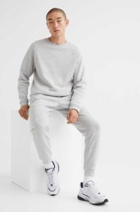 H&M Sneakers Herren Hellrosa Grau | QZJ-683049