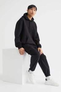 H&M Sneakers Herren Schwarz | MVQ-802695