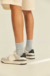 H&M Sneakers Herren Weiß Hellblau | ZNL-378501