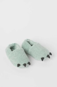 H&M Soft Faux Shearling Hausschuhe Kinder Grün | ZDA-682954