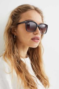 H&M Sonnenbrille Damen Schwarz | NXU-260978
