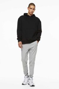 H&M Sports Joggers Sportbekleidung Herren Schwarz | GFH-852437