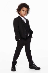H&M Suit Hose Kinder Schwarz | PUT-852034