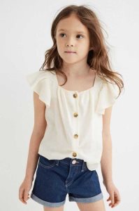 H&M Superstretch Denim Kurze Hose Kinder Hellblau | AGC-210984