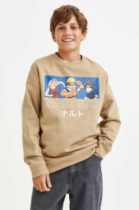 H&M SweatshirtMotif Hemd Kinder Schwarz | HAO-180643