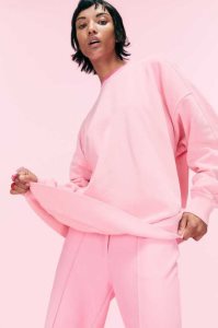 H&M Sweatshirt Damen Hellrosa | QNF-358971