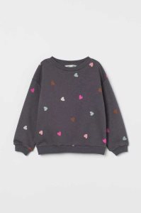 H&M Sweatshirt Hemd Kinder Grau | LCI-973208
