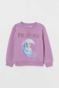 H&M Sweatshirt Hemd Kinder Hellgrau | ZQW-286453