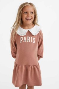 H&M Sweatshirt Kurzes Kleid Kinder Schwarz | PSH-367580