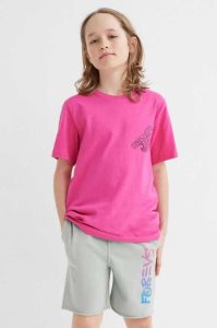 H&M SweatshortsMotif Kurze Hose Kinder Dunkelkhaki Grün | QLK-584261