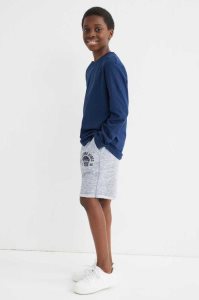 H&M Sweatshorts Kurze Hose Kinder Dunkelblau | VAU-701248