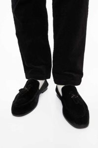 H&M Tasseled Loafers Herren Schwarz | TCA-987015