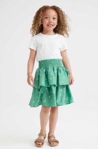 H&M Tiered Röcke Kinder Grün | GPZ-463859