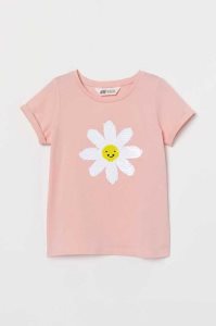 H&M Top Oberteile Kinder Hellorange | SEC-167023