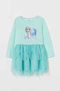 H&M Tulle-skirt Kurzes Kleid Kinder Hellblau | PJL-618320