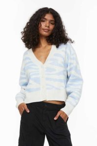 H&M V-neck Cardigan Pullover Damen Hellbeige | HEC-937658