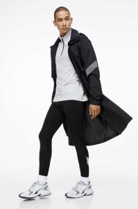 H&M Warm Lauf Sportbekleidung Herren Schwarz | BQF-809432