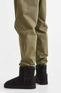H&M Warm-lined Slip-on Stiefel Herren Hellbraun | CAY-714659