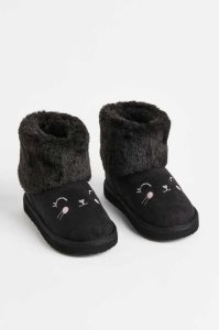 H&M Warm-lined Stiefel Kinder Silber | VSI-279138
