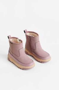 H&M Warm-lined Wasserdichte Stiefel Kinder Helllila | BAQ-360284
