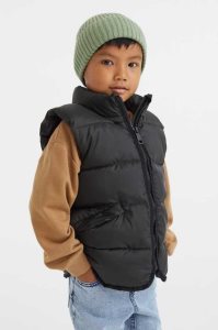 H&M Wasser-repellent Puffer Vest Oberbekleidung Kinder Braun | TQP-214697