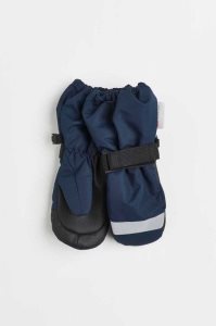 H&M Wasser-repellent Ski Mittens Oberbekleidung Kinder Navy Blau | JEF-934587