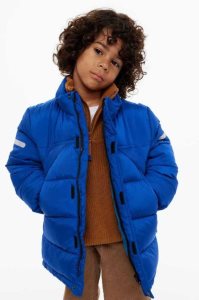 H&M Wasser-repellent Winter Jacket Oberbekleidung Kinder Schwarz | RLY-873564