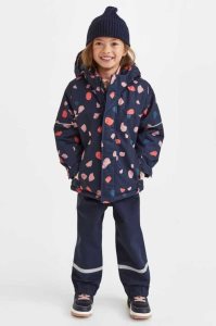 H&M Wasser-resistant Gepolstert Jacket Oberbekleidung Kinder Navy Blau | FMG-834125