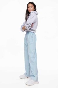 H&M Weite Fit Jeans Kinder Hellblau | GXP-270316