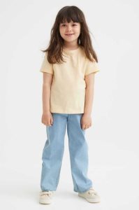 H&M Weite Fit Jeans Kinder Hellblau | MWR-806719
