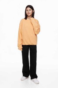 H&M Weite-leg Cargo Hose Kinder Dunkellila | OVE-587903