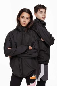 H&M Windbreaker Oberbekleidung Kinder Schwarz | UCK-974231