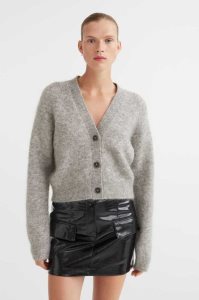 H&M Wolle-blend Cardigan Pullover Damen Lila | TNR-251930
