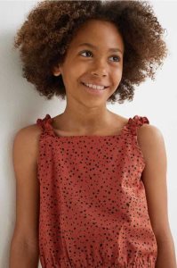H&M Ärmellose Crop Oberteile Kinder Hellblau | SEM-624539