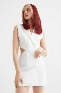 H&M Ärmellose Cut-out Jacket Kleider Damen Weiß | ILQ-945072