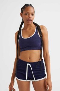 H&M Ärmellose Terry Oberteile Damen Grün | KXR-847219